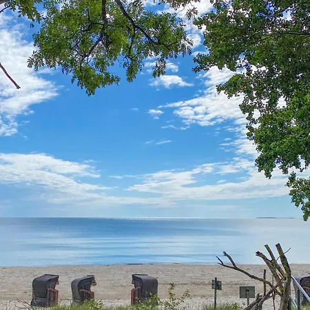 Traumhaftes Mit Terrasse - Odins Blick 10 - Am Privatstrand Lobbe